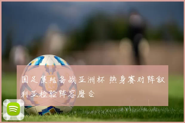 国足集结备战亚洲杯 热身赛对阵叙利亚检验阵容磨合